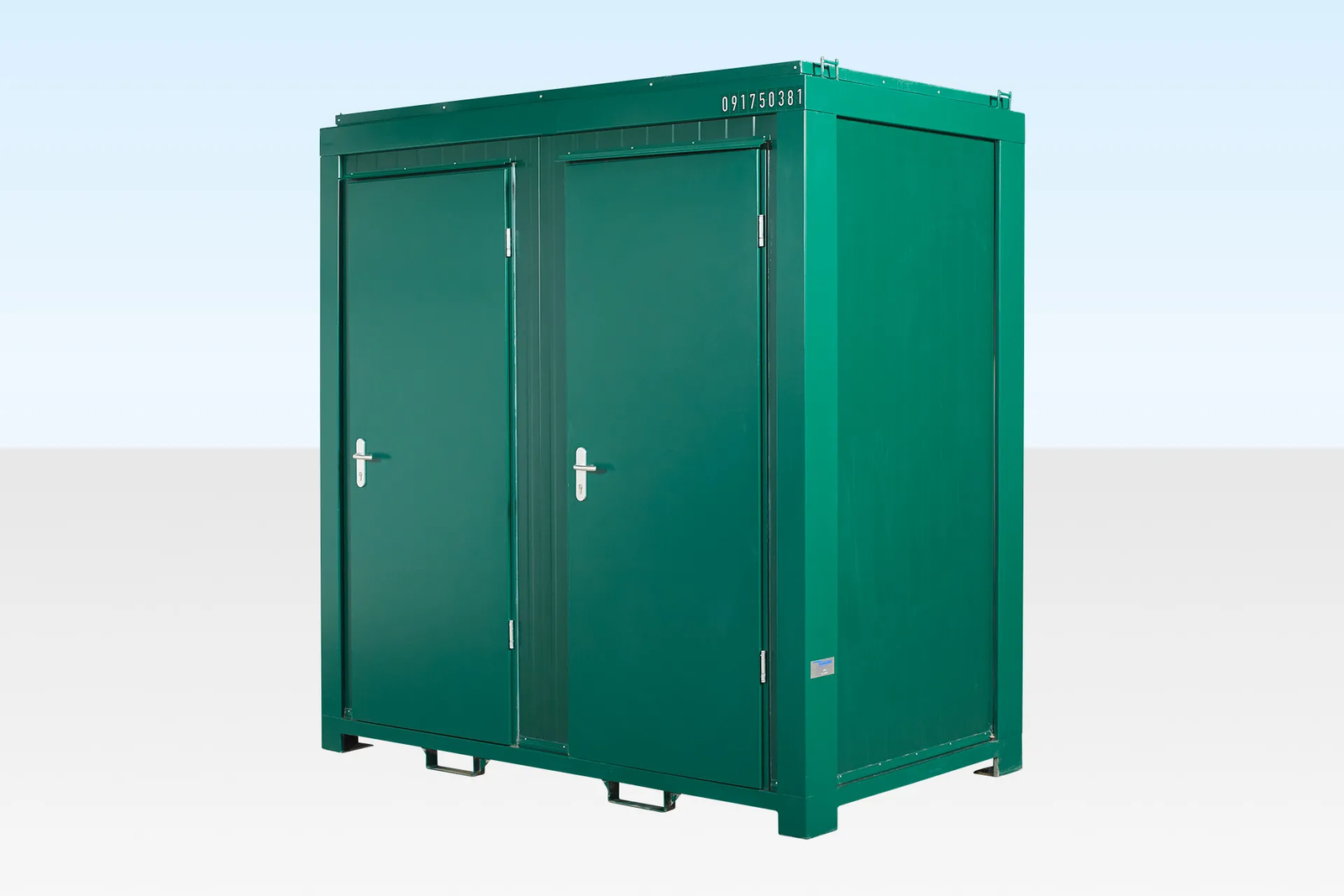 1+1 double mains toilet 8ft x 5ft (green) 1+1 double mains toilet 8ft x 5ft (green)
