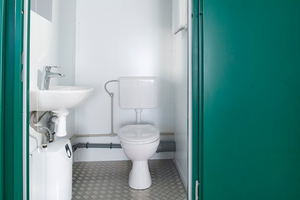 1+1 Double Mains Toilet 8Ft x 5Ft (Green) 2 1+1 Double Mains Toilet 8Ft x 5Ft (Green) - Image 2