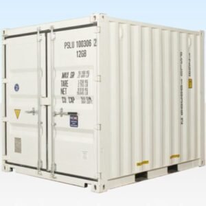 10Ft X 8Ft Shipping Container (One Trip) β White