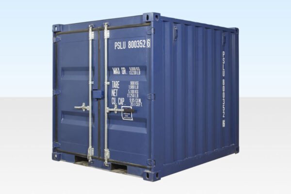 8Ft Shipping Container One Trip (Blue) 2 8Ft Shipping Container One Trip (Blue) - Image 2