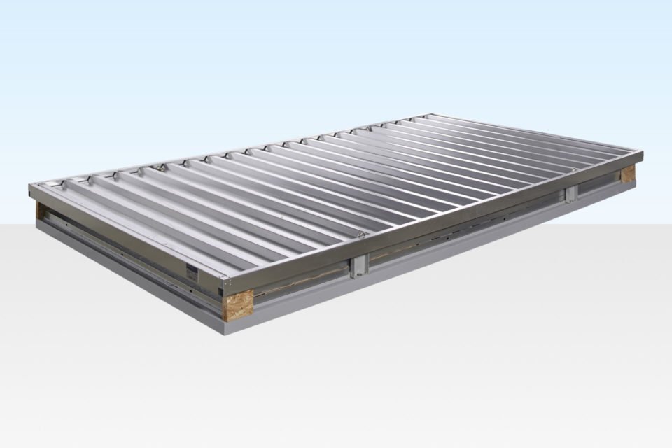 4m x 2.1m Flat Pack Container Store – Galvanised 2 4m x 2.1m Flat Pack Container Store – Galvanised - Image 2