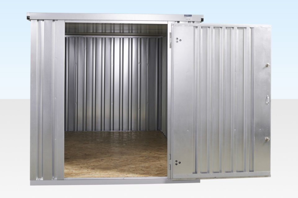 4m x 2.1m Flat Pack Container Store – Galvanised 4 4m x 2.1m Flat Pack Container Store – Galvanised - Image 4