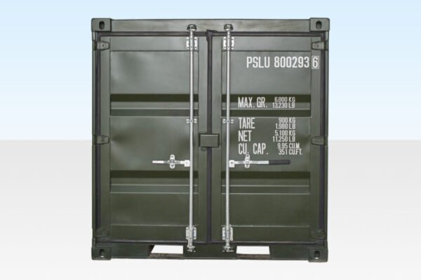 8Ft One Trip Shipping Container (Green) 3 8Ft One Trip Shipping Container (Green) - Image 3